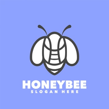 Honeybee bug insect vector