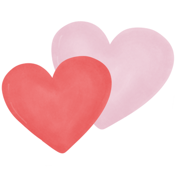 Cute heart in the world png