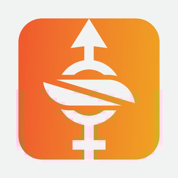 male and female gender logos vector