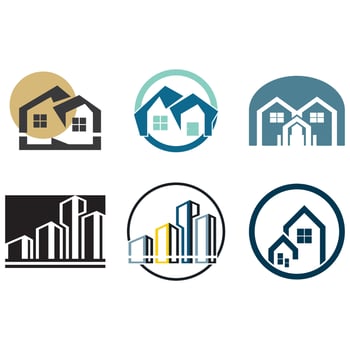 simple real estate logo design,building,skyscraper,property business,apartment,architecture vector