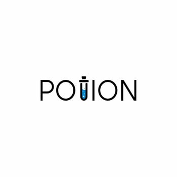 potion logo design, logotype and vector logo