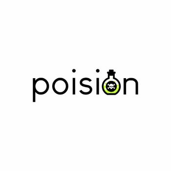 poision logo design, logotype and vector logo
