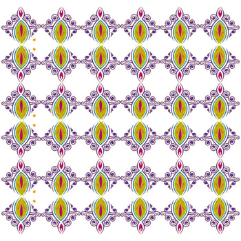 background with colorful classic floral pattern ornament vector