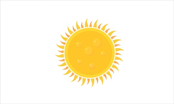 Abstract sun icon illustration vector
