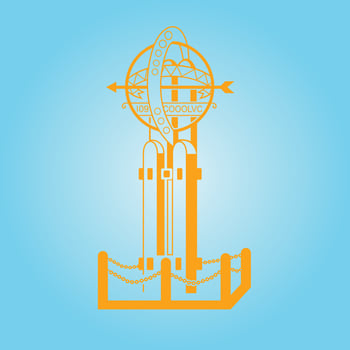 Tugu Khatulistiwa Pontianak Kalimantan Barat vector