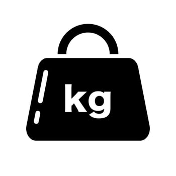 Kilogram weight icon. kilogram measurement mass. Vector. vector