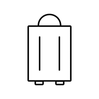 Simple suitcases. Luggage, Baggage. Vector. vector