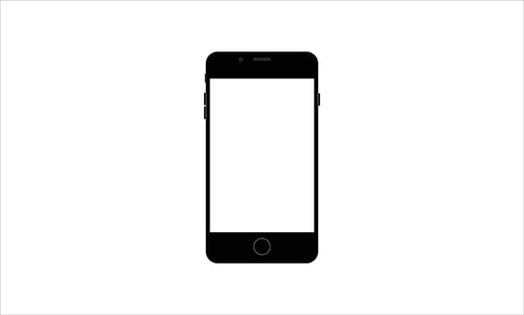 phone isolated on white background vector