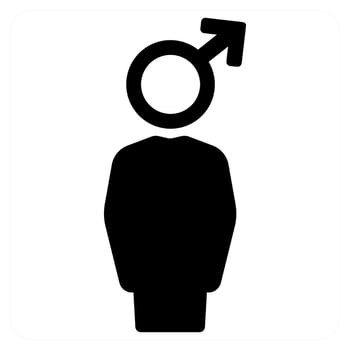 male and gender icon concept vector