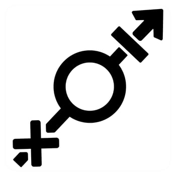 gender and Symbol icon concept vector