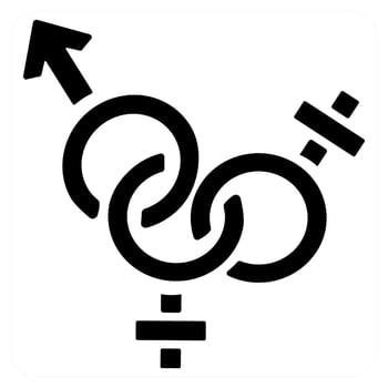 gender and Symbol icon concept vector