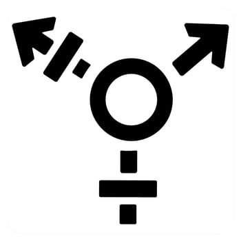gender and Symbol icon concept vector