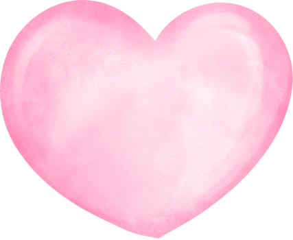 A pastel wireless balloon heart shape watercolor gradient  soft, airy, and dreamy textures. png