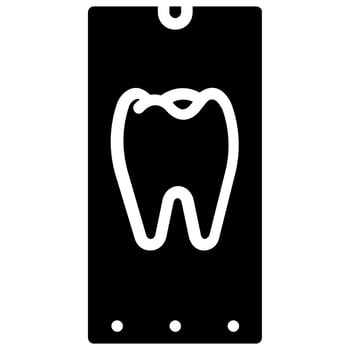dental app vector glyph icon