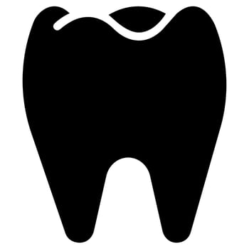 tooth vector glyph icon