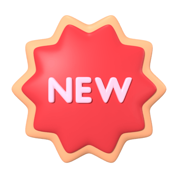 New Label 3D Illustration Icon png