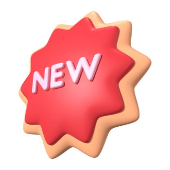 New Label 3D Illustration Icon png