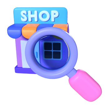 Product Search 3D Illustration Icon png