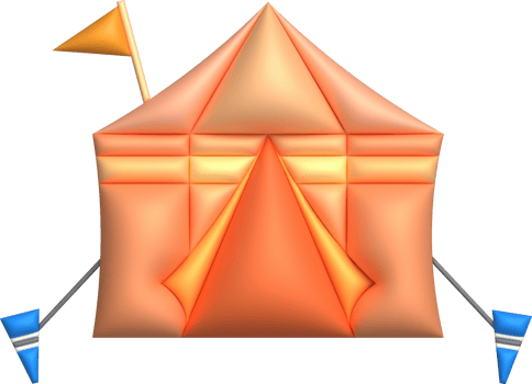 3d illustration camping travel tent equipment ,Tourist camp tents png