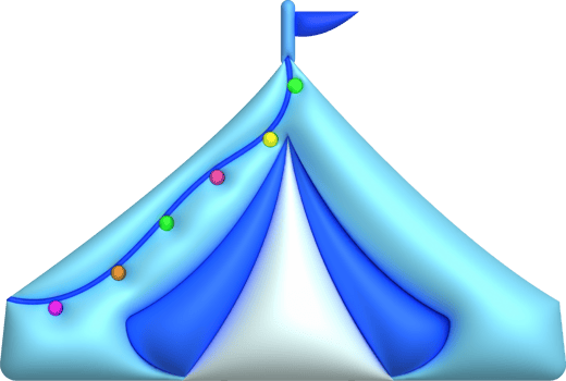 3d illustration camping travel tent equipment ,Tourist camp tents png