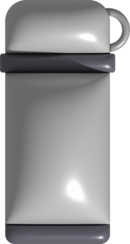 3d illustration camping equipment design ,Container water bottles for sport png