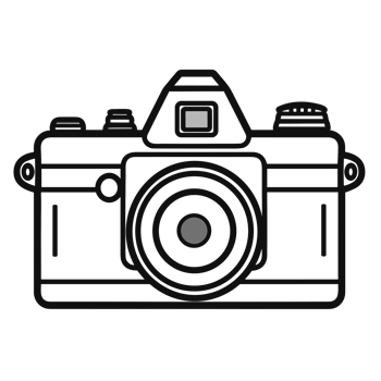 Beautiful Camera Silhouette - Generative Ai png