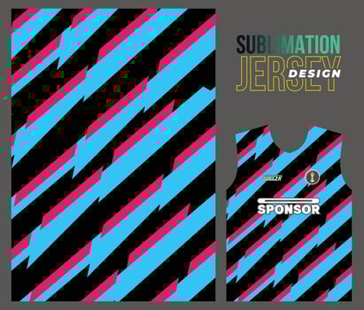 Vector jersey sports design for racing cycling football gaming motocross