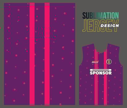 Vector jersey sports design for racing cycling football gaming motocross