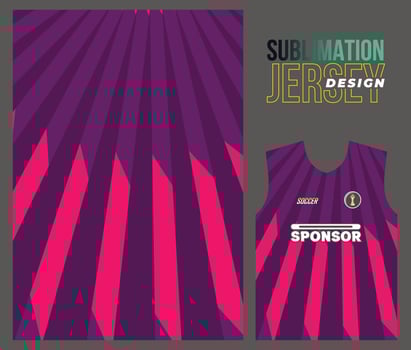 Vector jersey sports design for racing cycling football gaming motocross