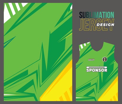 Vector jersey sports design for racing cycling football gaming motocross