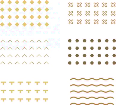Memphis Geometric Asset.  Memphis design, retro element for design decoration.Vector Pro vector