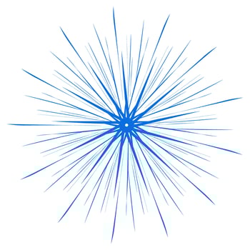 Blue color ethnic mandala patern design illustration. Perfect for logos, icons, stickers, tattoos, design elements for websites, advertisements and more. vector