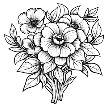Beautiful Flower Design - Generative Ai png