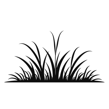 Grass Silhouette - Generative Ai png
