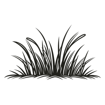 Grass Silhouette - Generative Ai png
