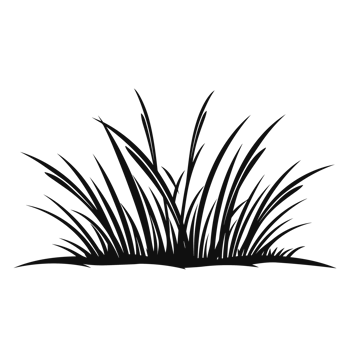 Grass Silhouette - Generative Ai png