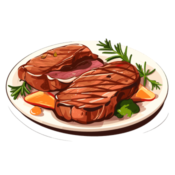 Grilled Steak Clipart - Generative Ai png