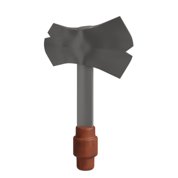 3d rendered axe perfect for game design project png