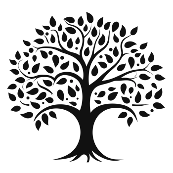 Beautiful Tree Silhouette - Generative Ai png