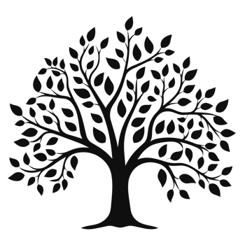Beautiful Tree Silhouette - Generative Ai png