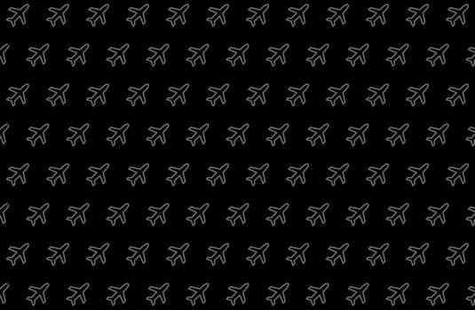 travel and vacation seamless pattern background vector