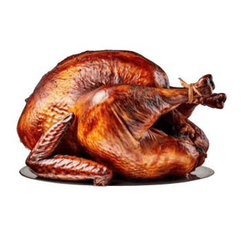 Grill turkey for Thanksgiving isolated png