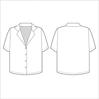 Ladies Tops, T-shirt, Shirt Vector Template