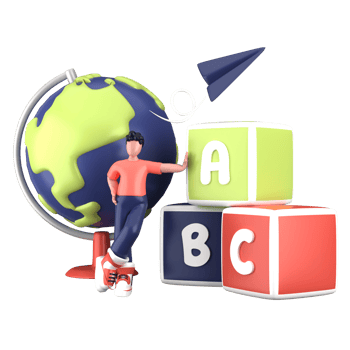 3d rendering of illustration concept, fit for design assets of education and science, back to school concept, office, etc. 3d icons set with isolated white background png