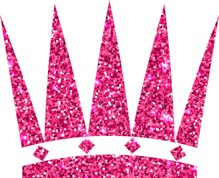 Crown pink for decoration and design. png