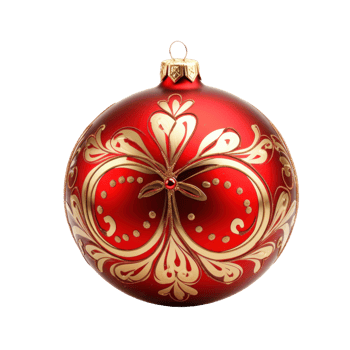 Christmas ball isolated png