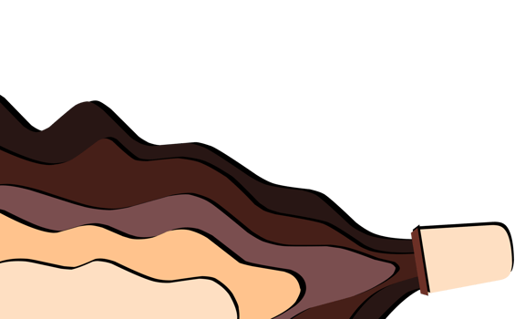 abstract spilled coffee background paper cut liquid copy space png