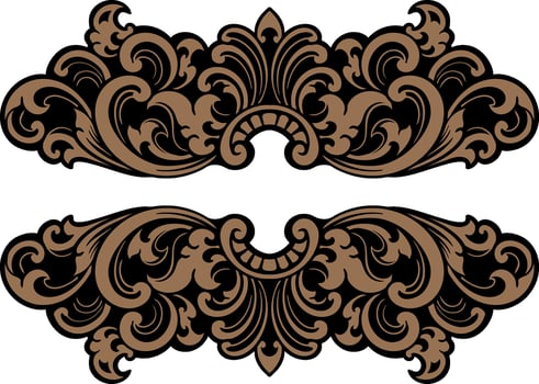 ornament pattern frame vector