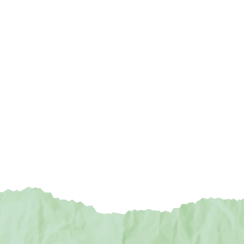 Simple torn green textured paper png