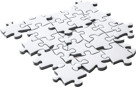 Jigsaw png with AI generated.